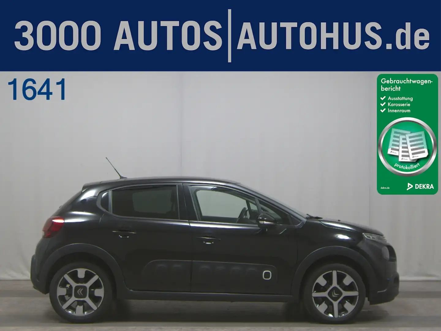 Citroen C3 1.5 BlueHDi Pano Shz AHK Schwarz - 1