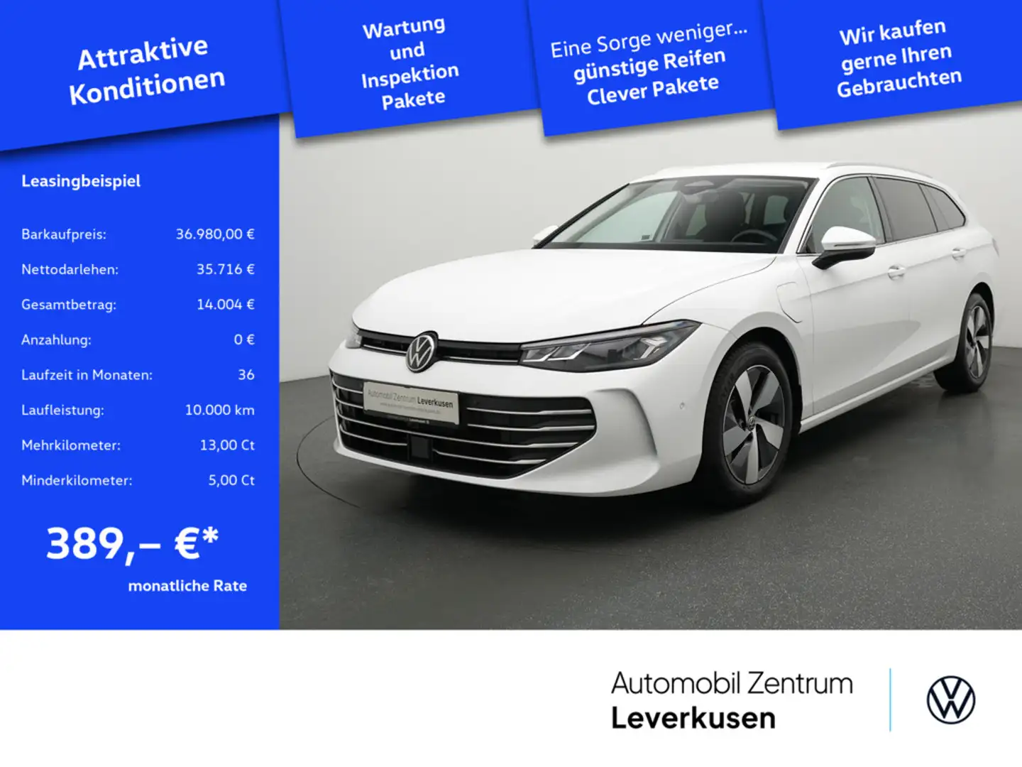 Volkswagen Passat Business MASSAGE HUD KAM SHZ CARPLAY LED Schwarz - 1