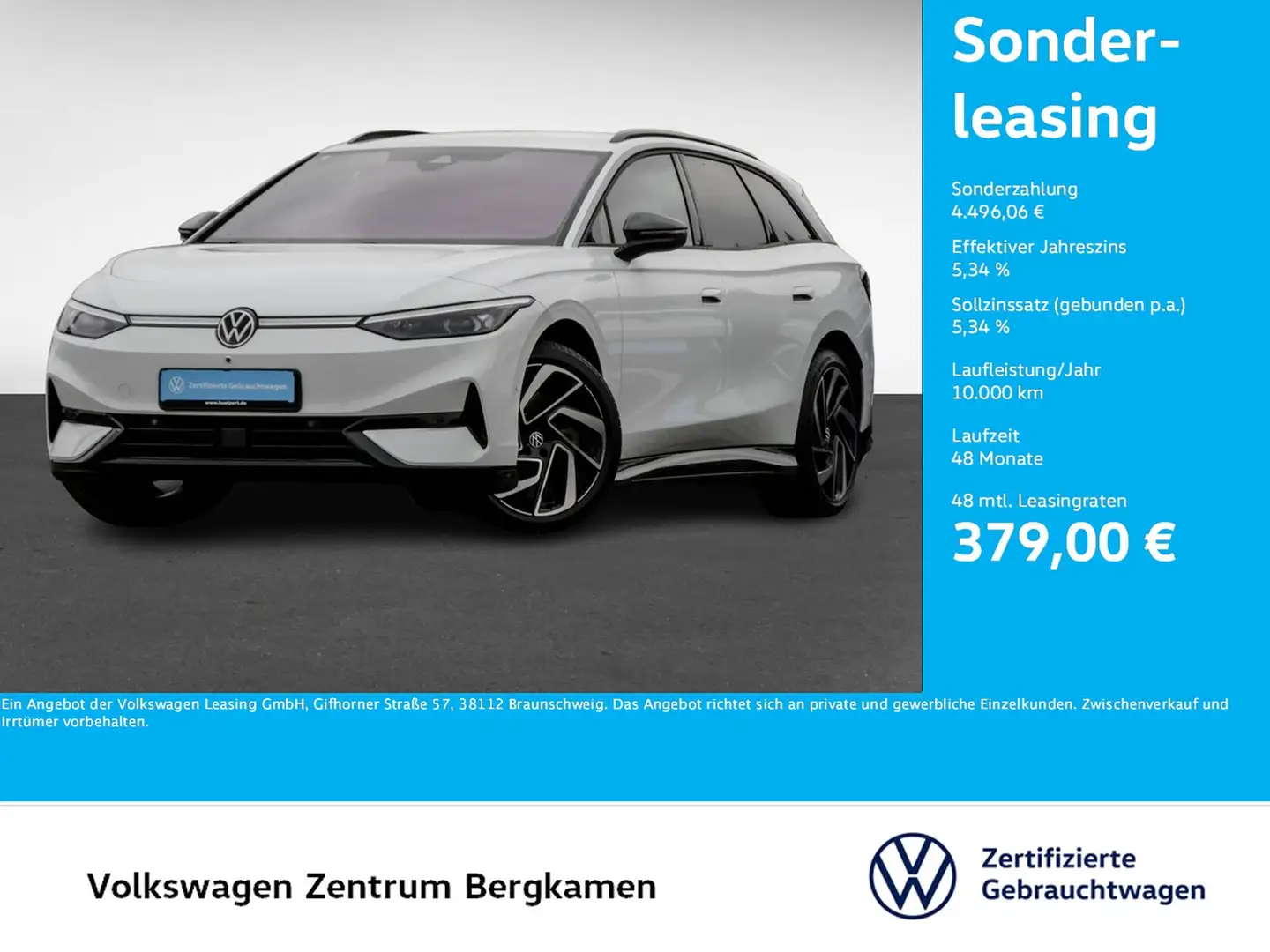 Volkswagen ID.7 Tourer PRO KAMERA AHK HEAD-UP MATRIXLED ACC Weiß - 1