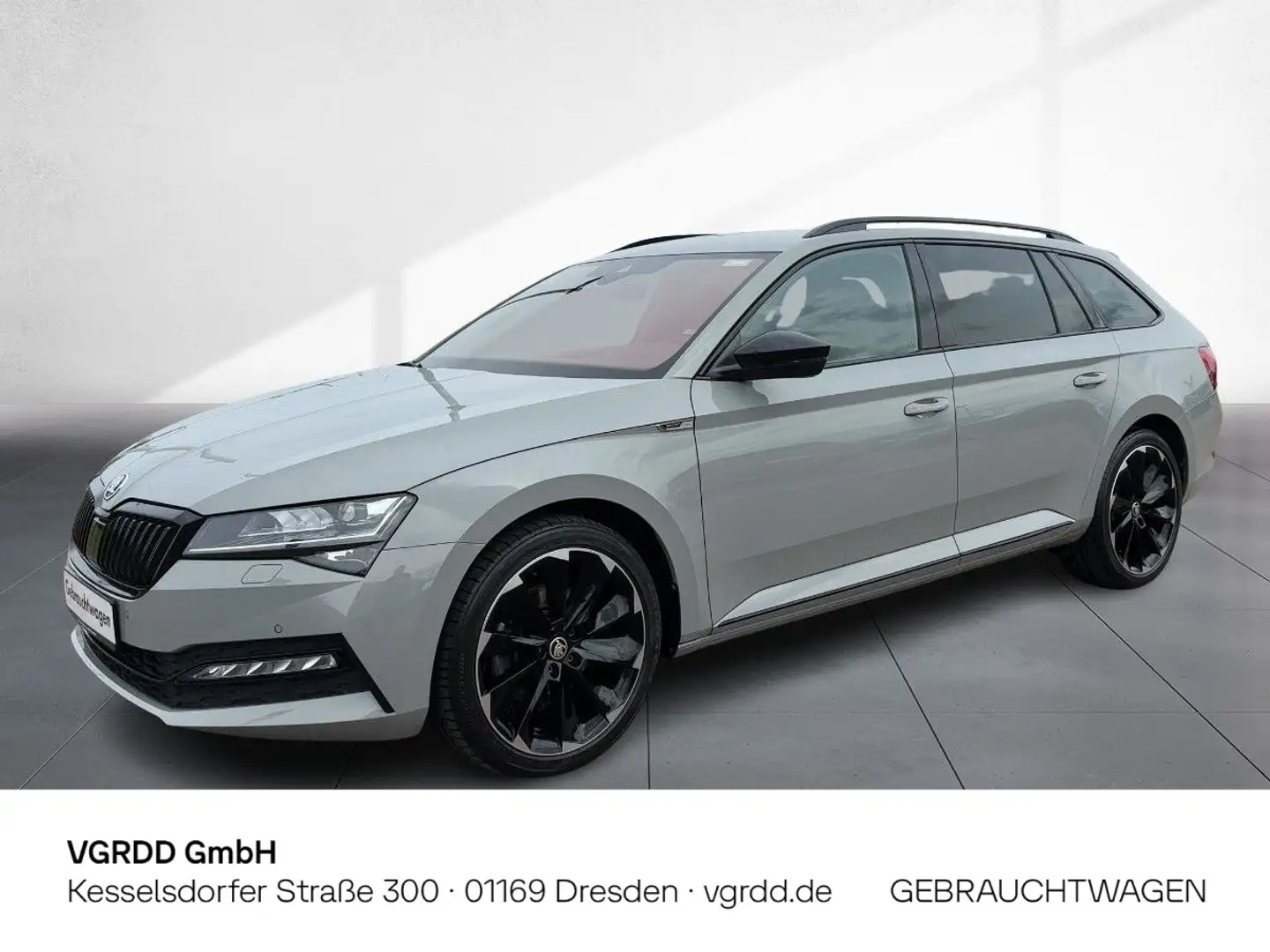 Skoda Superb Combi 2.0 TDI DSG Sportline Kamera GRA LE Gris - 1