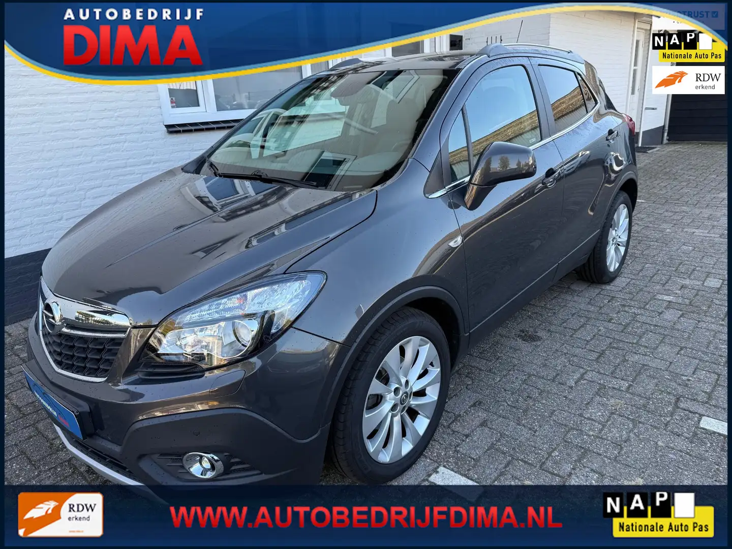 Opel Mokka 1.4 T Innovation Automaat/ Navi/ Camera/ Xenon/ St Grijs - 1