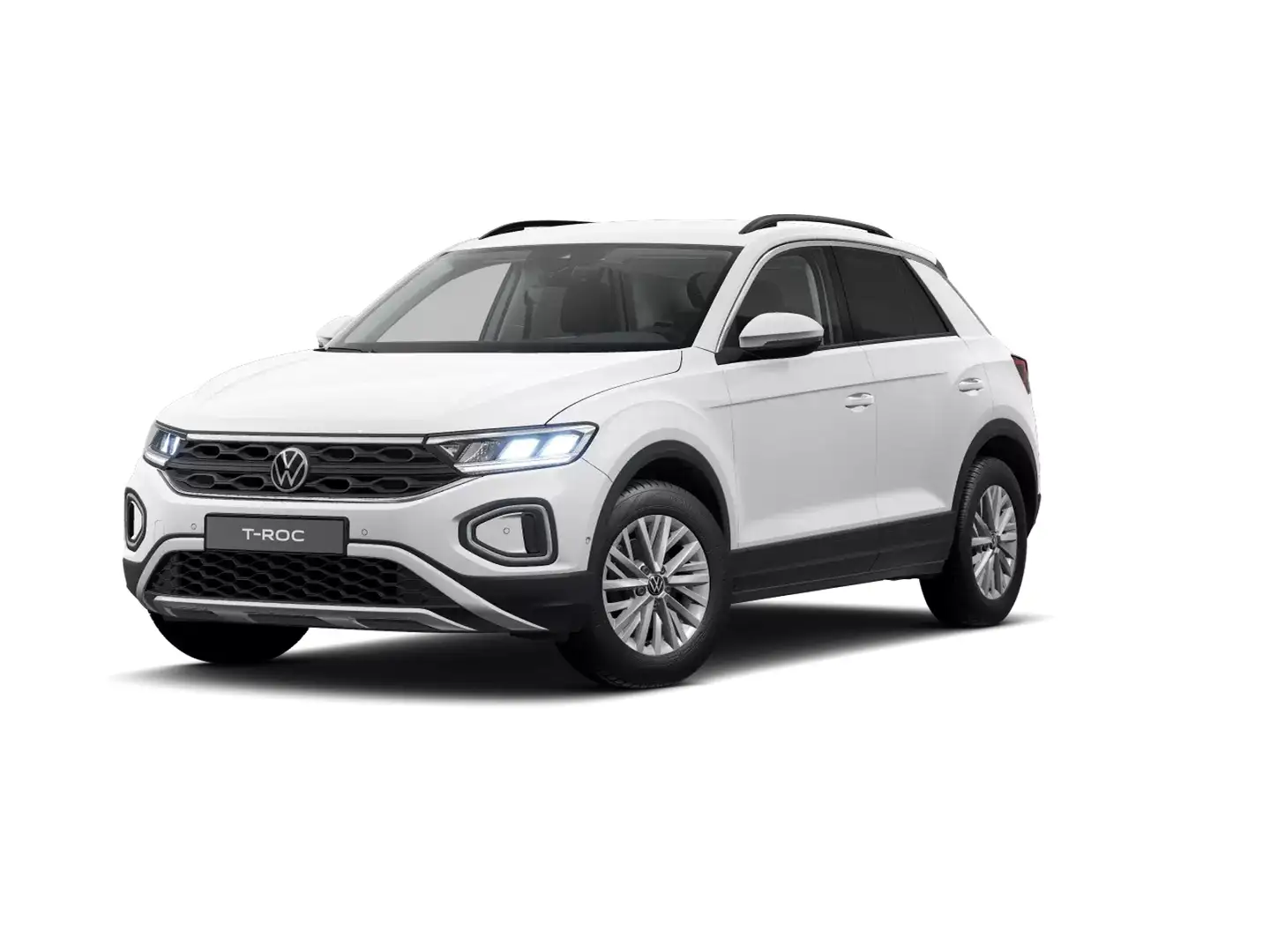 Volkswagen T-Roc 1.0 TSI Life NAVI/APP/SHZ/ALLSEASON Blanc - 2