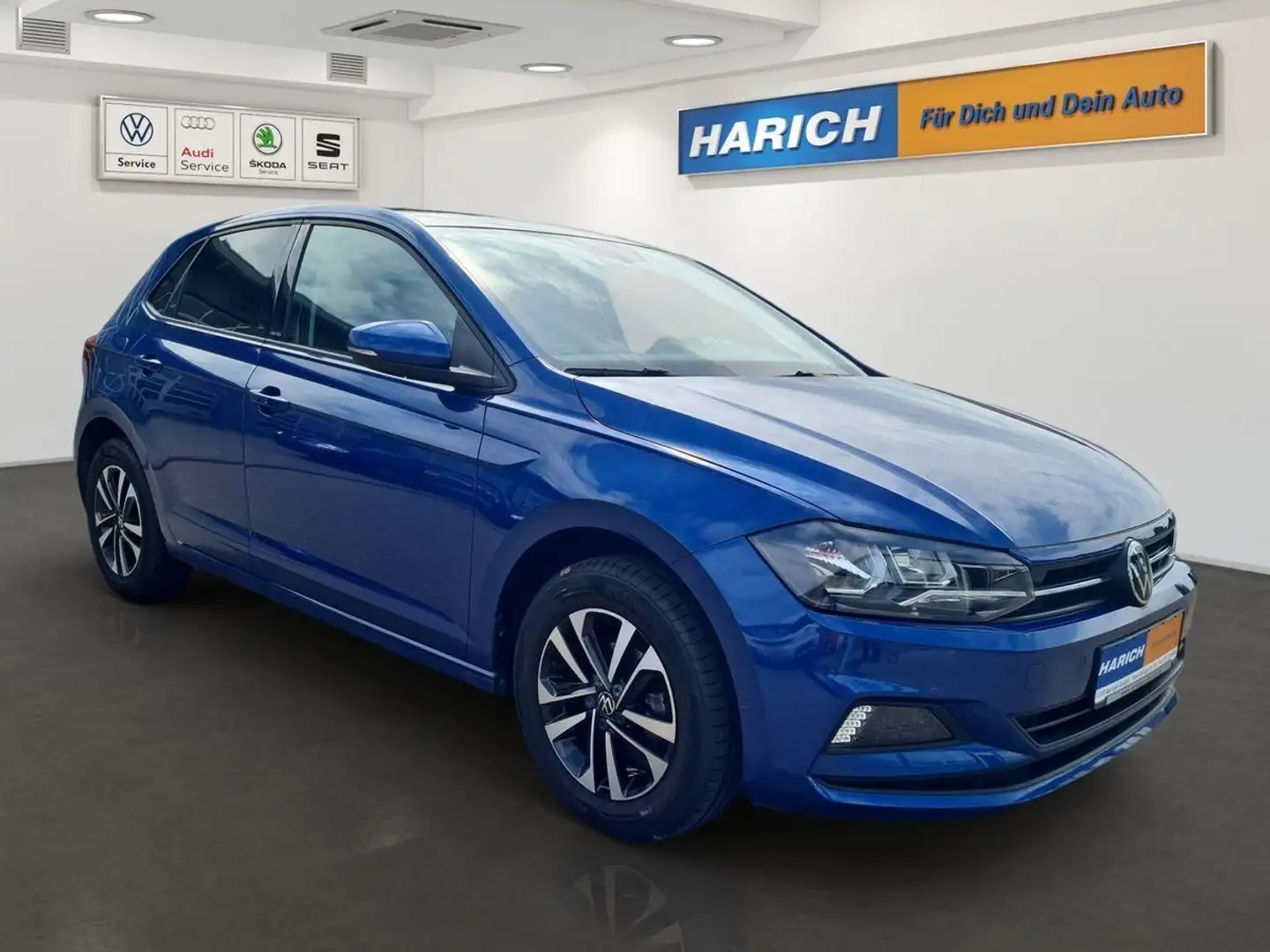 Volkswagen Polo United 1.0 TSI DAB PANO PDC SHZ Bleu - 2