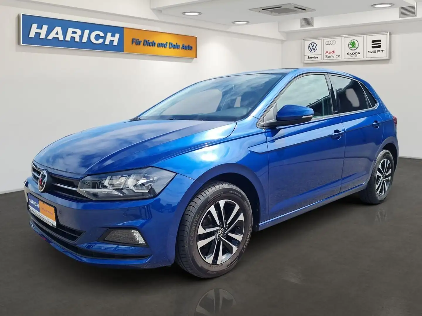 Volkswagen Polo United 1.0 TSI DAB PANO PDC SHZ Bleu - 1