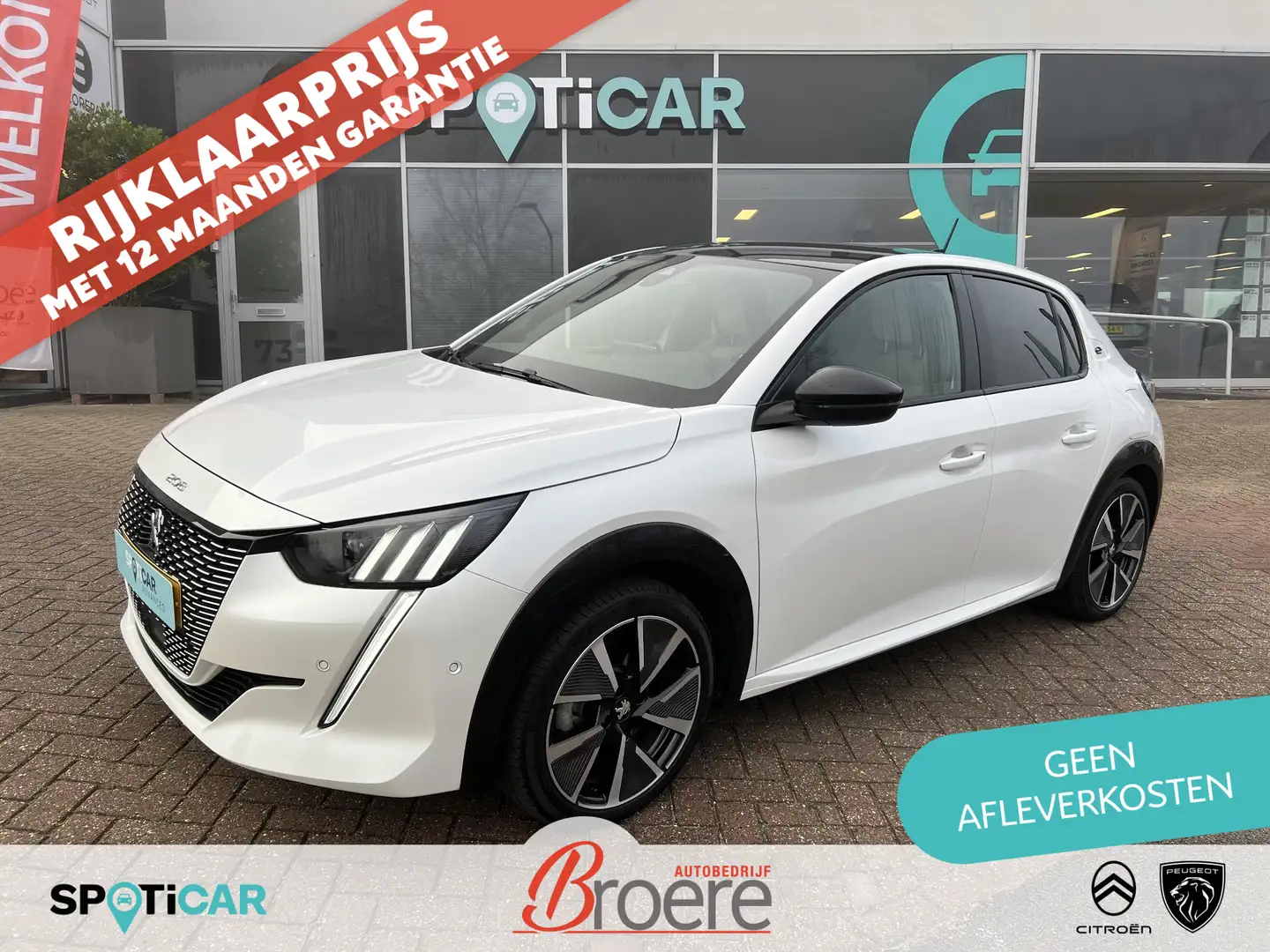 Peugeot e-208 EV GT Pack 50 kWh Weiß - 1