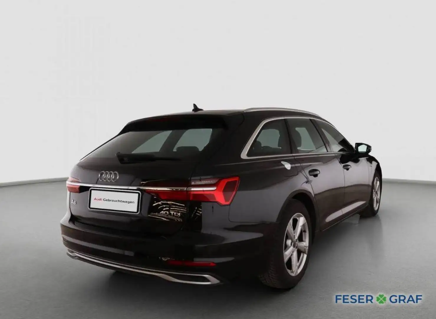 Audi A6 Avant 40 TDI advanced ACC AHK Leder Navi 360° Schwarz - 2
