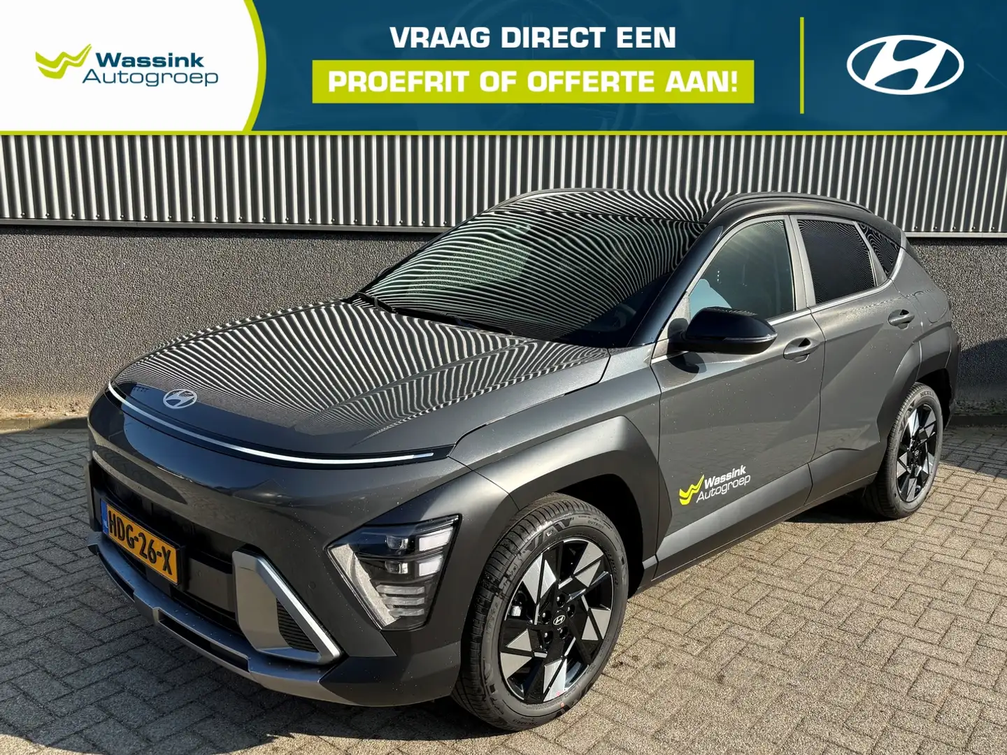 Hyundai KONA 1.6 GDI HEV 141pk DCT | AUTOMAAT | Comfort Smart | Grijs - 1