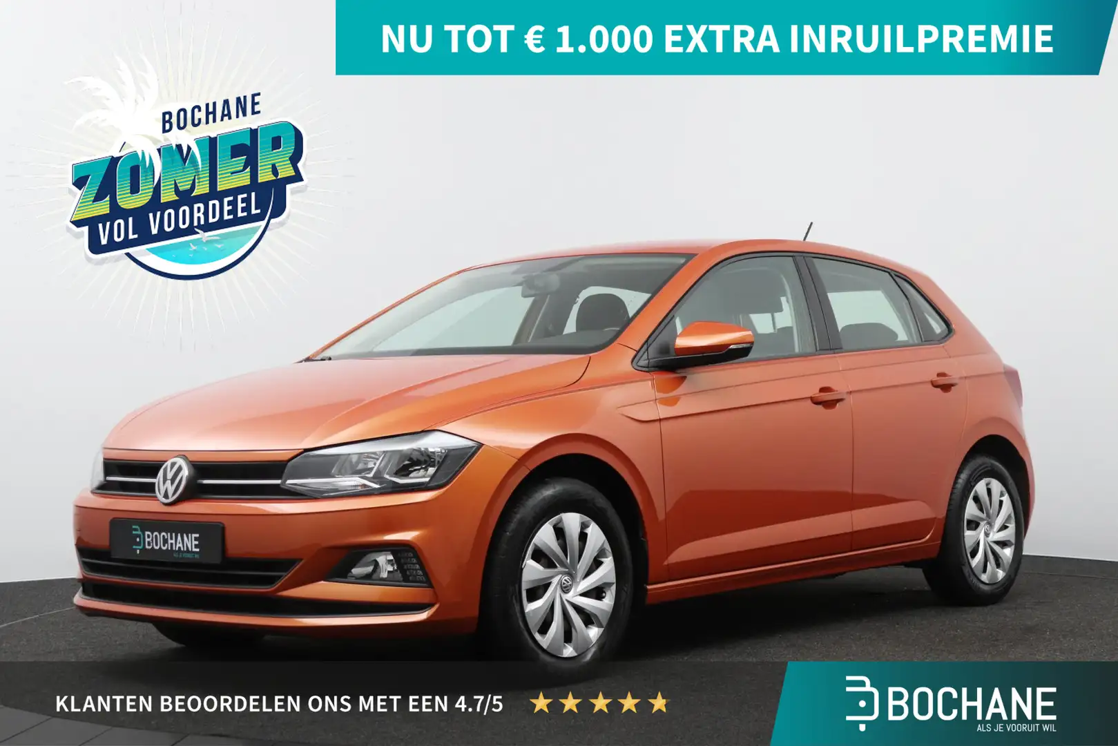 Volkswagen Polo 1.0 TSI Comfortline | Carplay/Android auto | Cruis Orange - 1