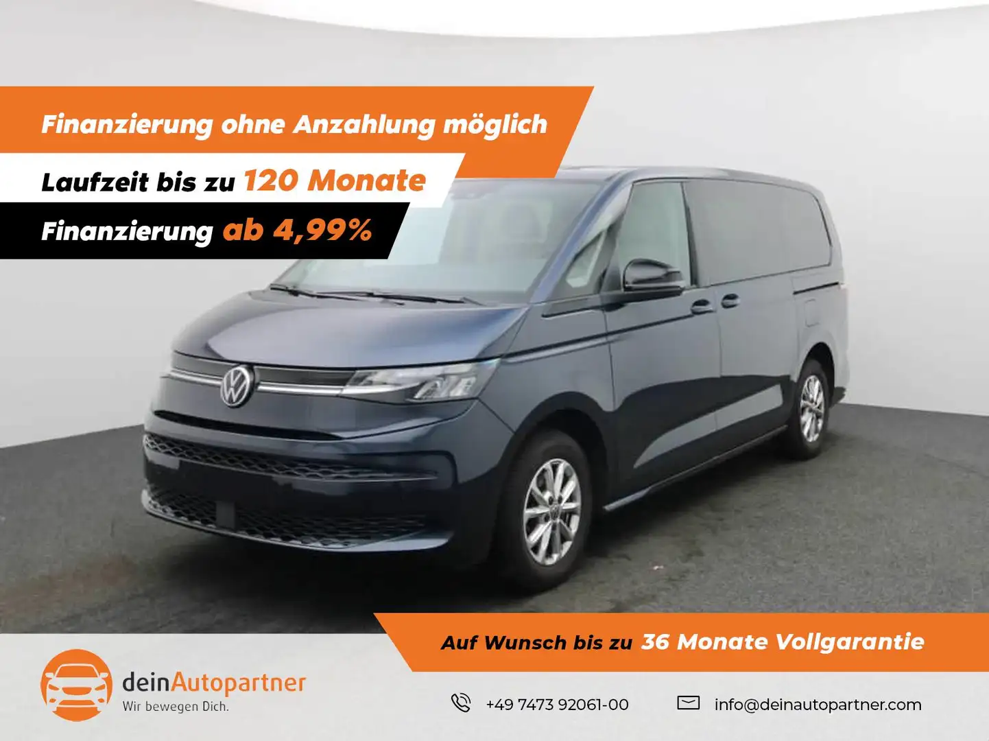 Volkswagen T7 Multivan LÜ 2,0 TDI GOAL 6 Sitze/ACC/AHK/LEDER/LED Blau - 1