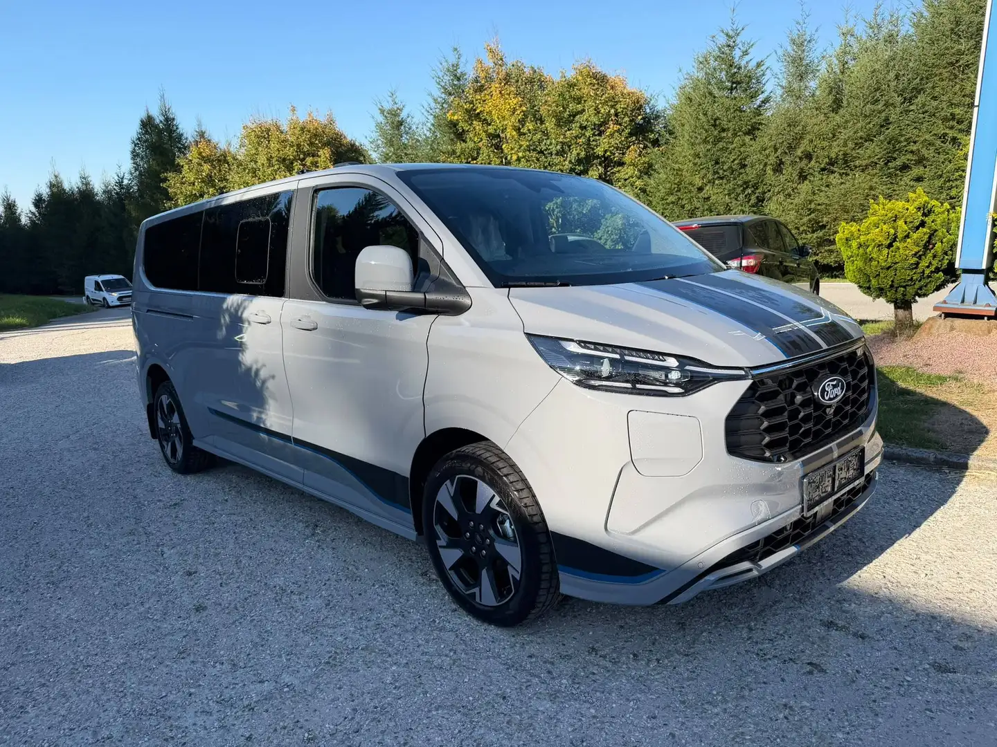Ford Tourneo Custom AHK, L2 Sport, Dachträger, FWD Grau - 1