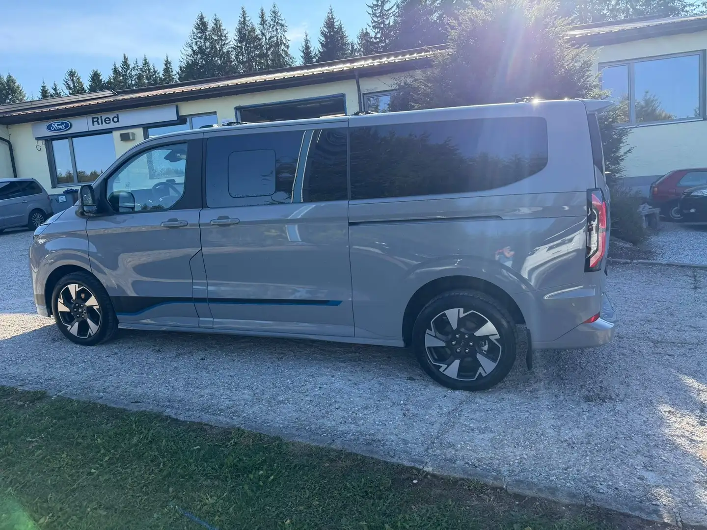 Ford Tourneo Custom AHK, L2 Sport, Dachträger, FWD Grau - 2