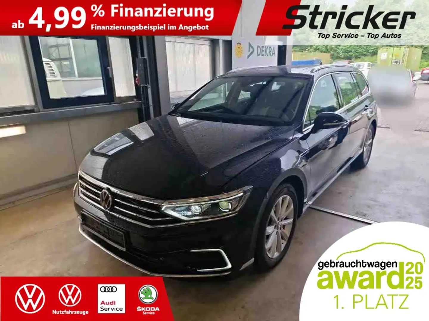 Volkswagen Passat Variant GTE 1.4TSI DSG 285,-ohne Anzahlung AHK  Kamera Pa Noir - 1