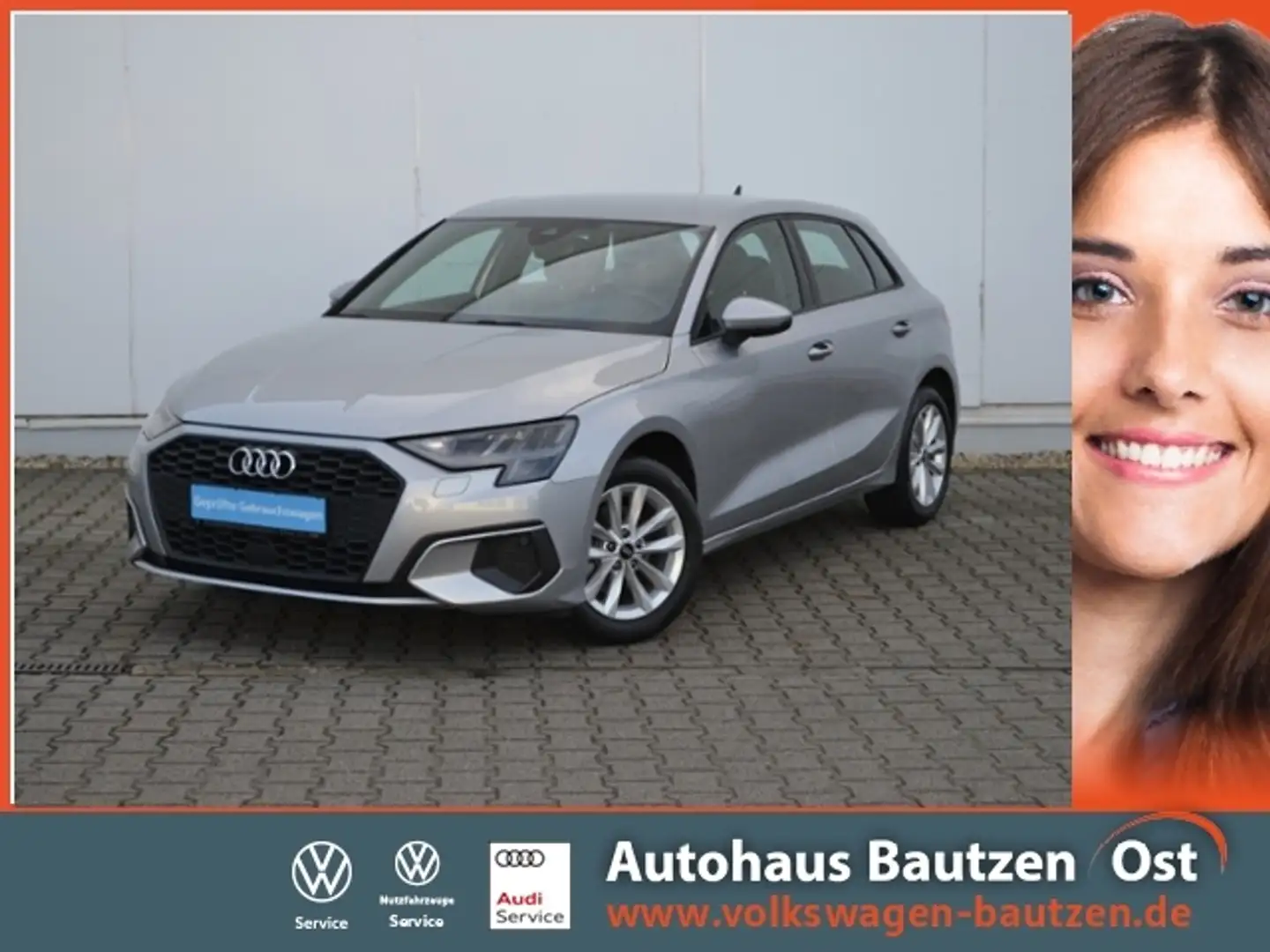 Audi A3 Sportback 30 TFSI LED/16-ZOLL/DIGITAL-COCKPIT/KLI Argent - 1