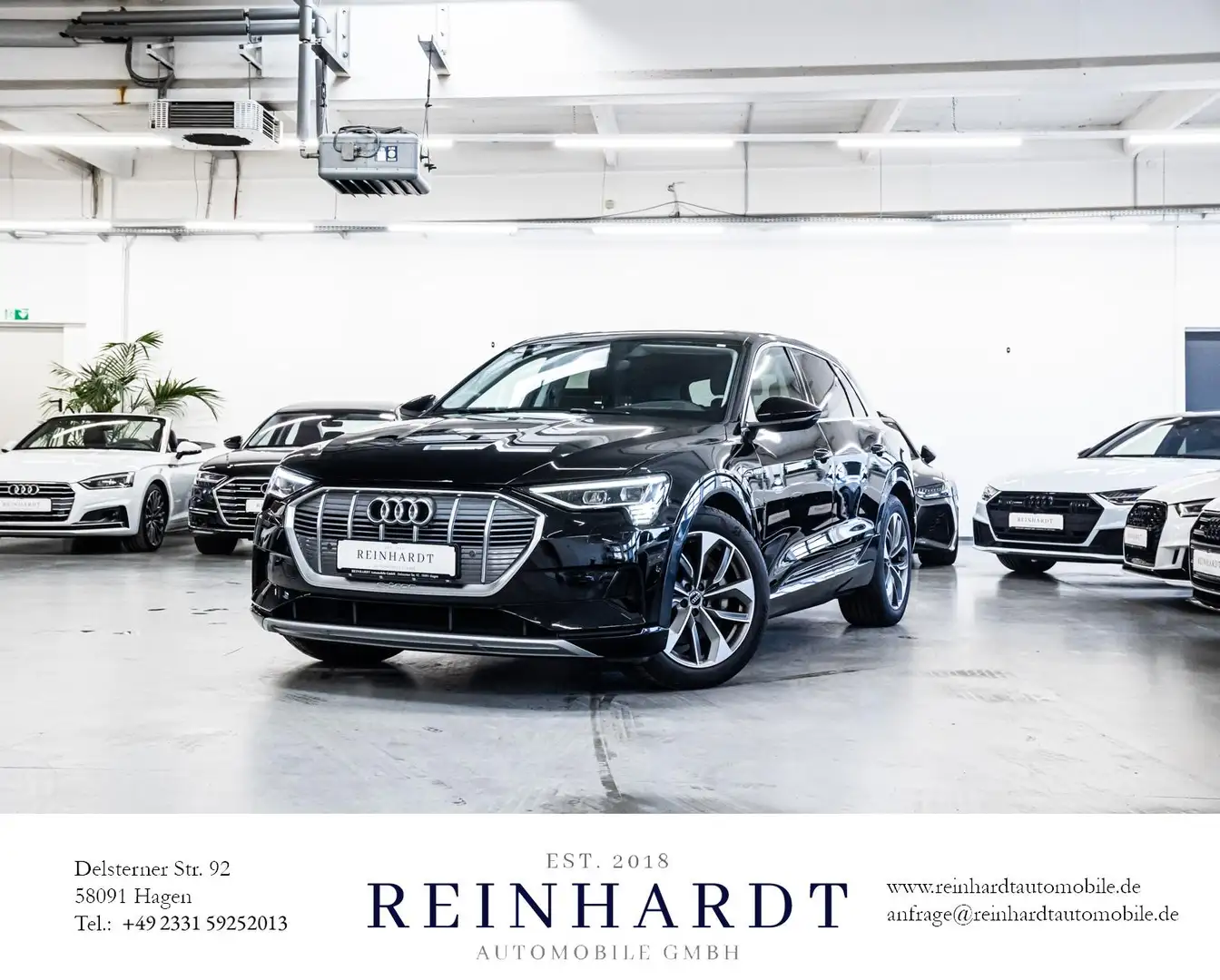 Audi e-tron 55 ADVANCED 20Z./ACC/PANO/MATRIX/HuD/SIDE Schwarz - 1
