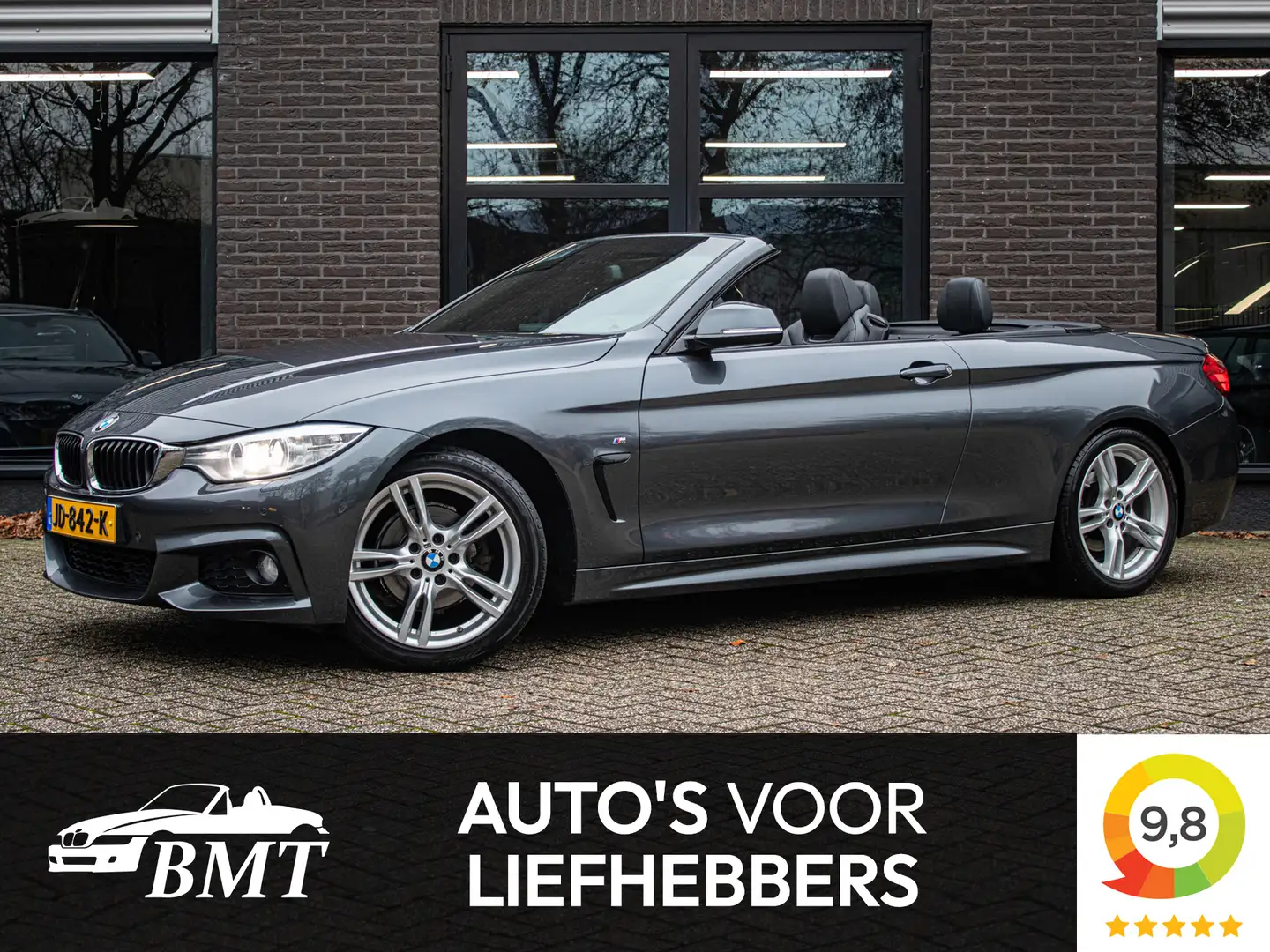 BMW 420 420i F33 Cabrio M Sport High Executive / Handgesch Grijs - 1