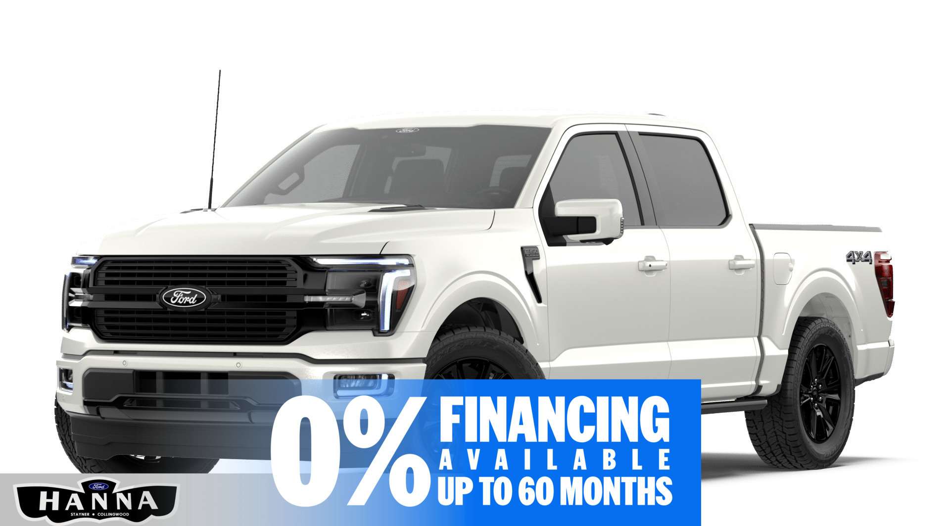 White 2026 Ford F-150 Pickup Truck Four-Wheel Drive Automatic