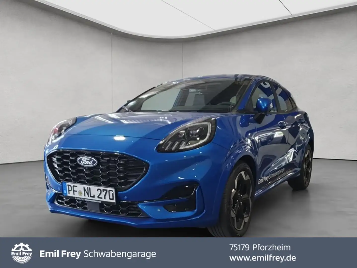 Ford Puma 1.0 EcoBoost Hybrid ST-LINE X Blau - 1
