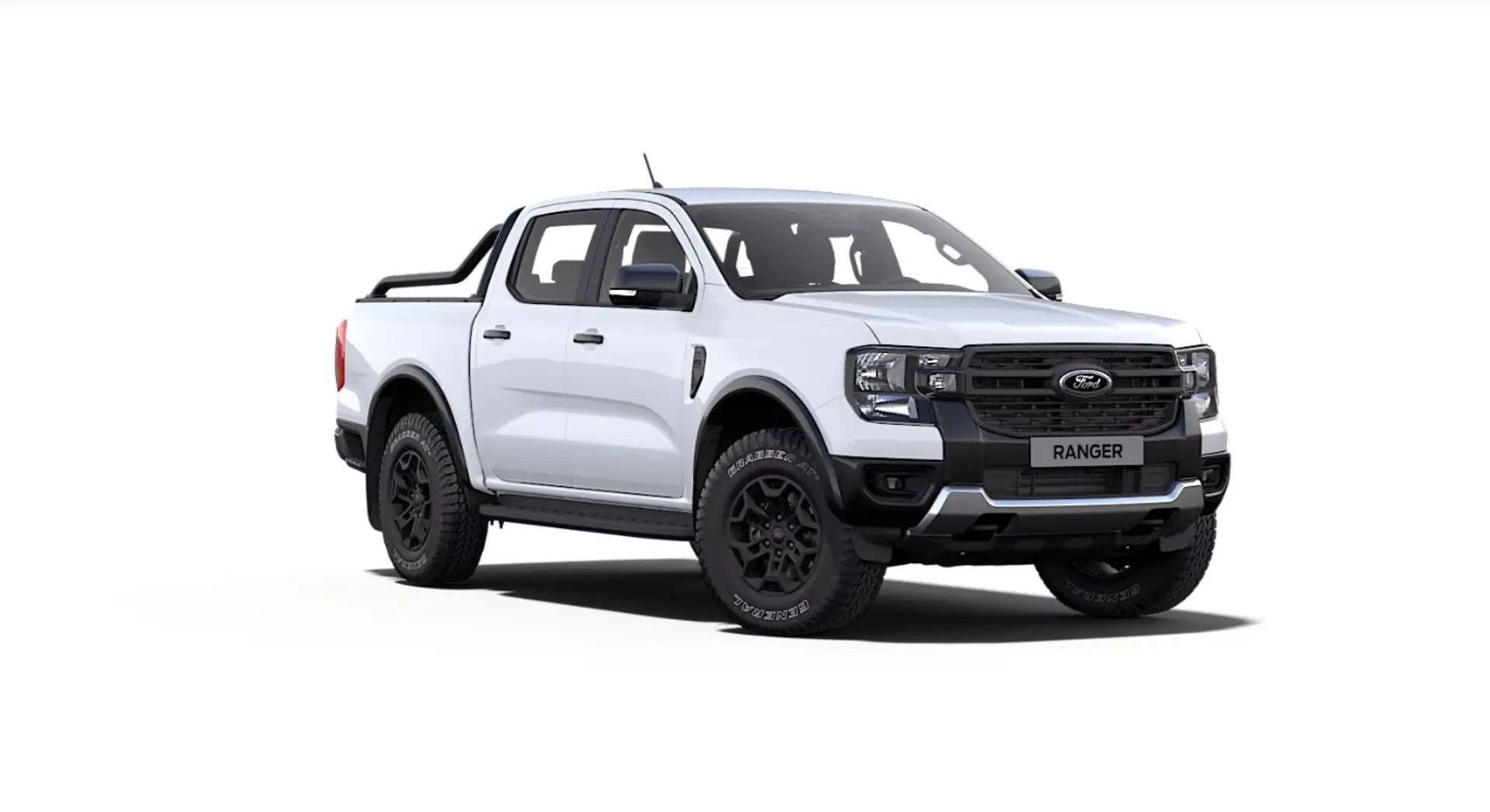 Ford Ranger Tremor DoKa AWD ACC*AHK*CAM*SHZ*PDC*LM17 Blanc - 2