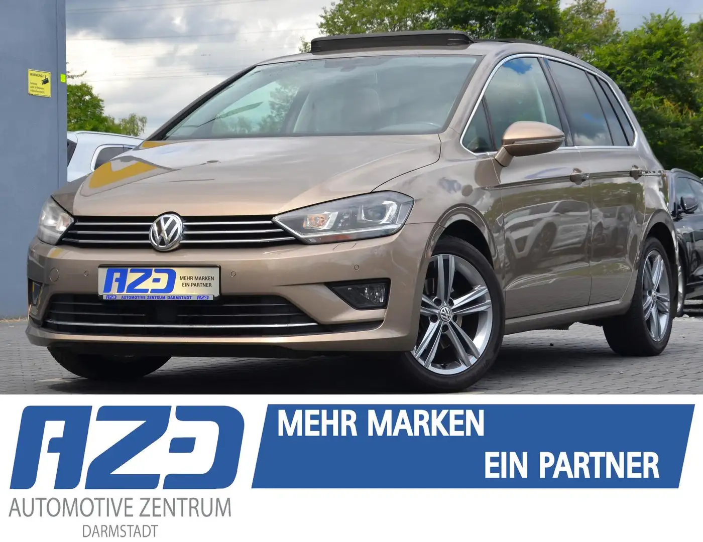 Volkswagen Golf Sportsvan Highl TSI DSG STNDHZ P.DACH A.LEDER Or - 1