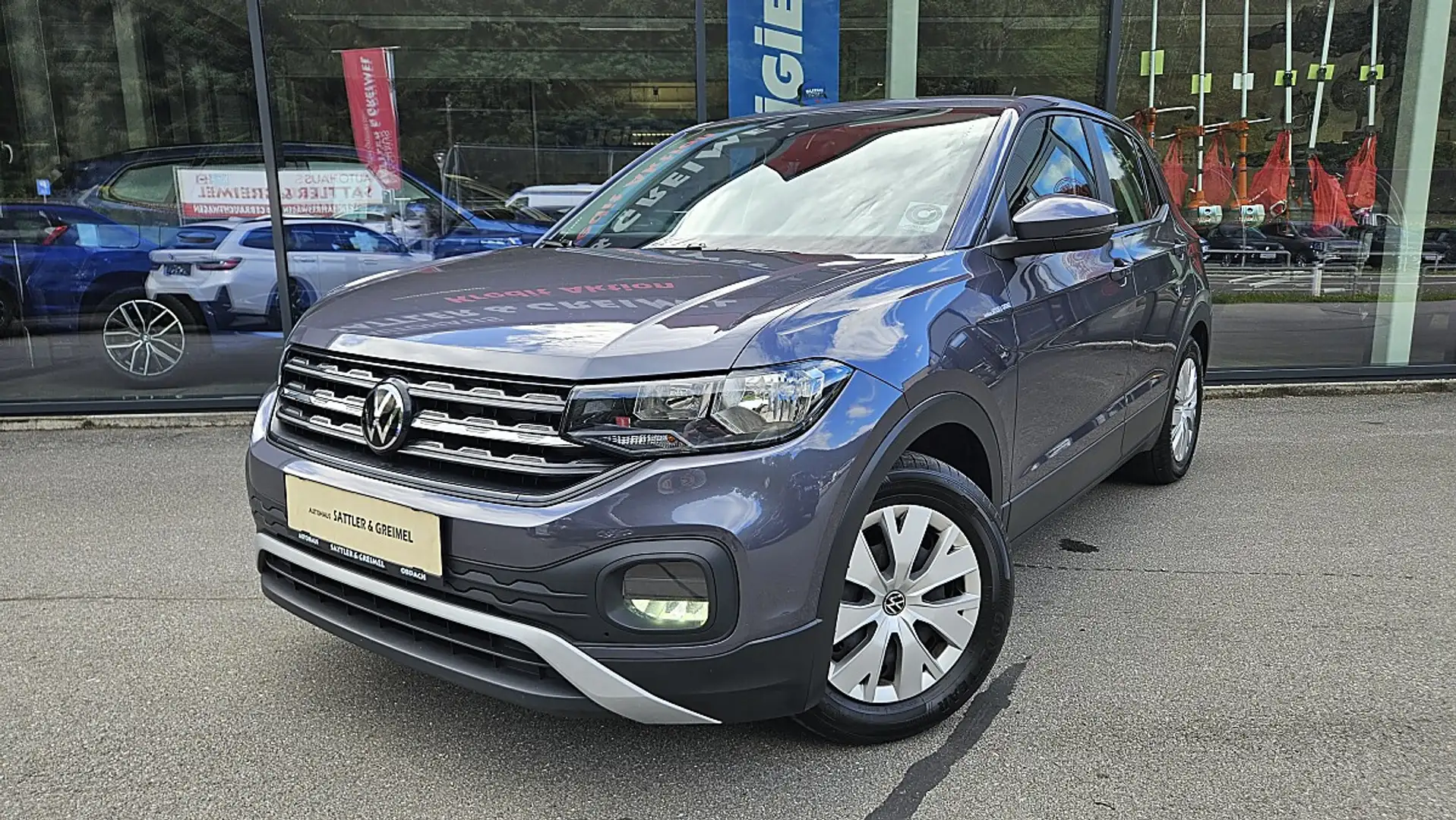 Volkswagen T-Cross 1,0 TSI**AHV** Grau - 1