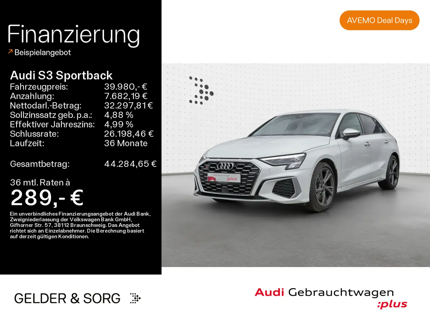 Audi S3 2.0 TFSI LED*Navi*Business*Virtual Weiß - 1