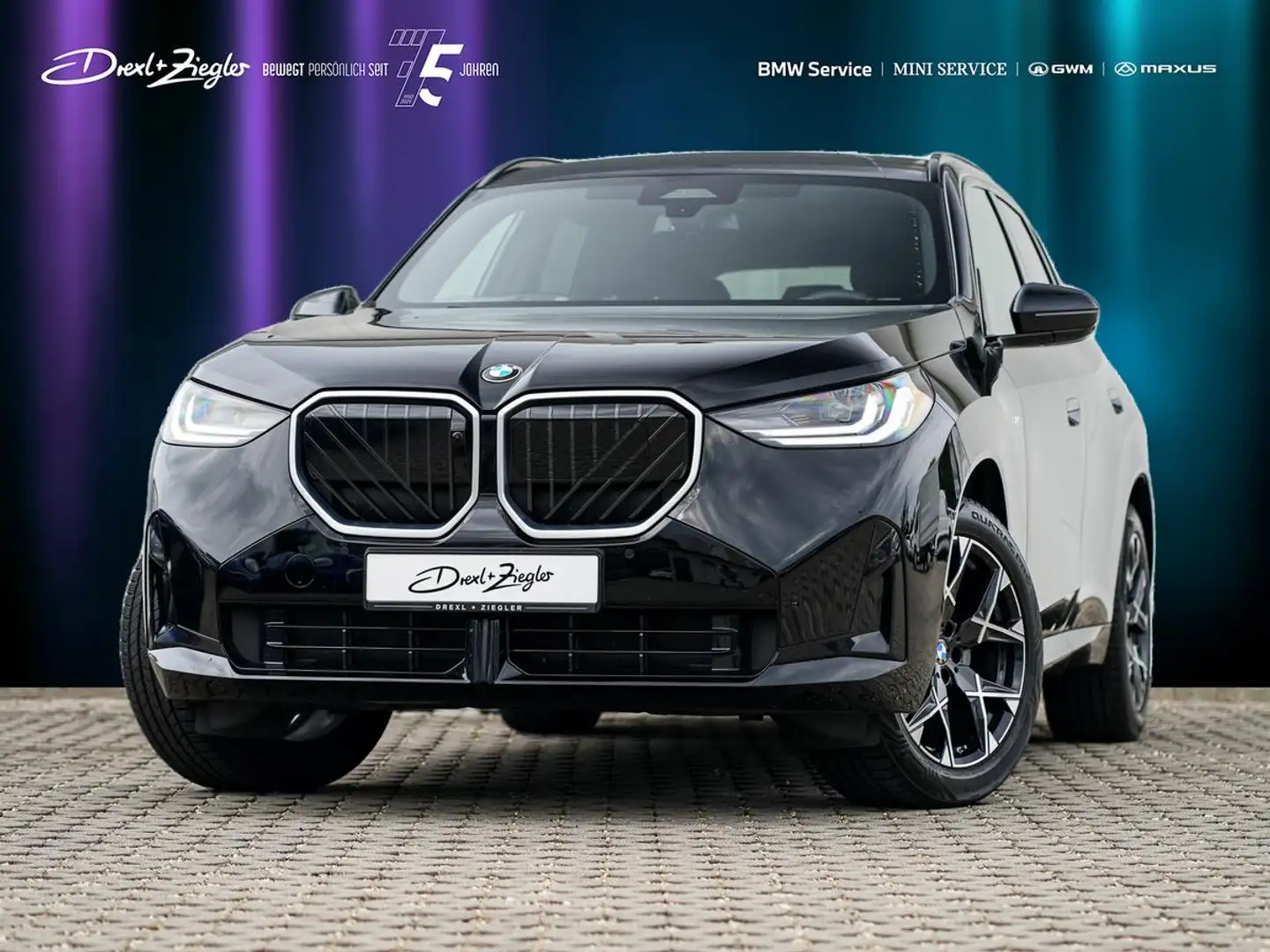 BMW X3 20 xDrive M-Sport 19" AHK ACC PANO KoZg 360° Schwarz - 1