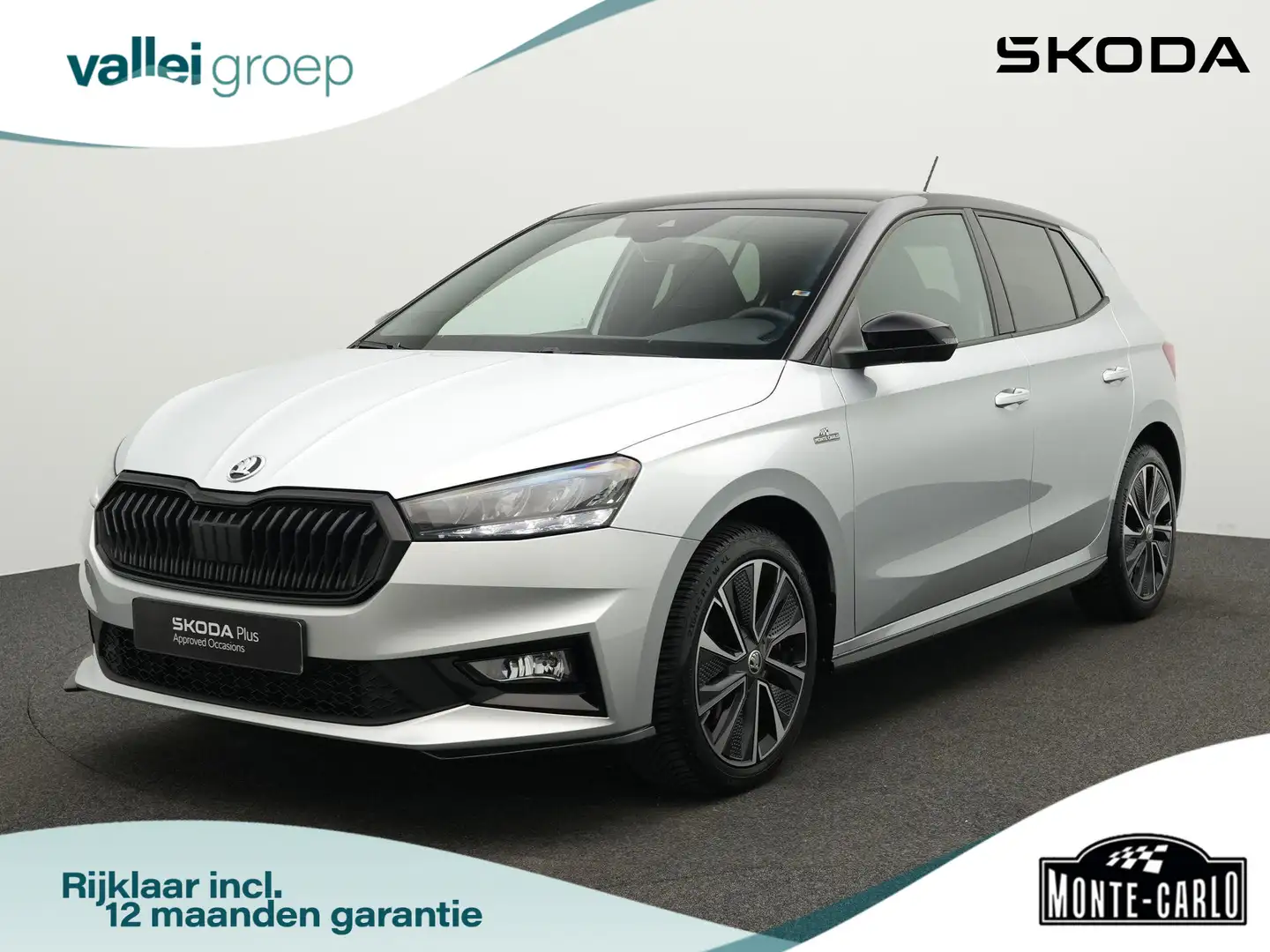 Skoda Fabia 1.0 TSI 110 pk DSG Monte Carlo | Navigatie | Parke Grijs - 1