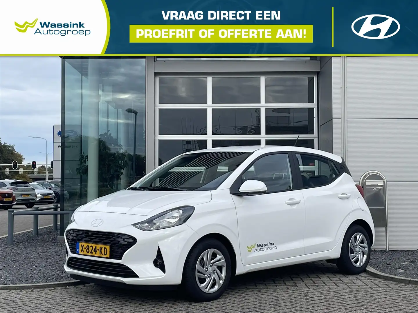 Hyundai i10 1.0i 67pk 5-zits Comfort | Airco | Apple carplay e Blanc - 1