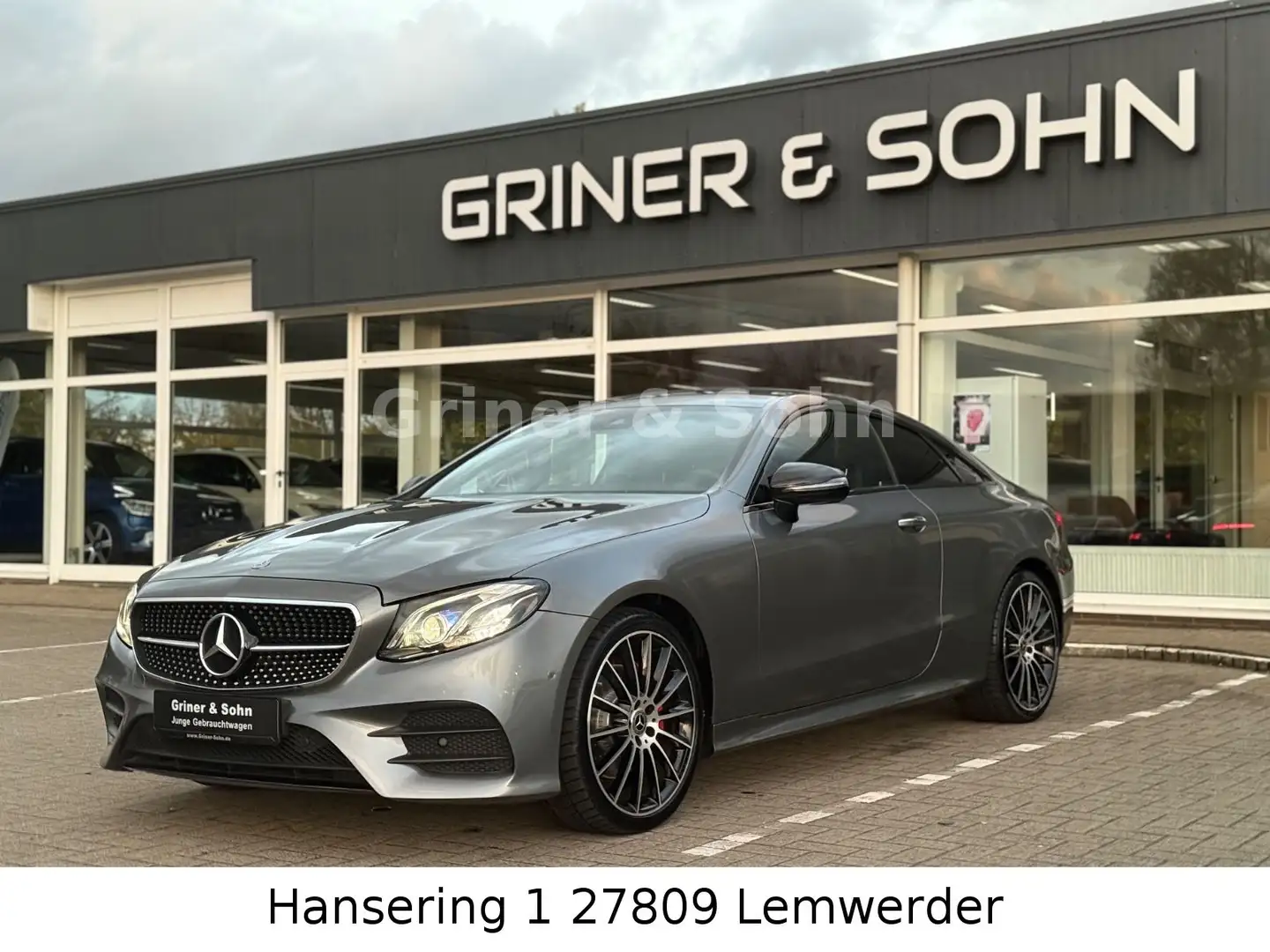 Mercedes-Benz E 220 d Coupe,AMG,20-Zoll,Wide,Burmester,R-Kam Gris - 1