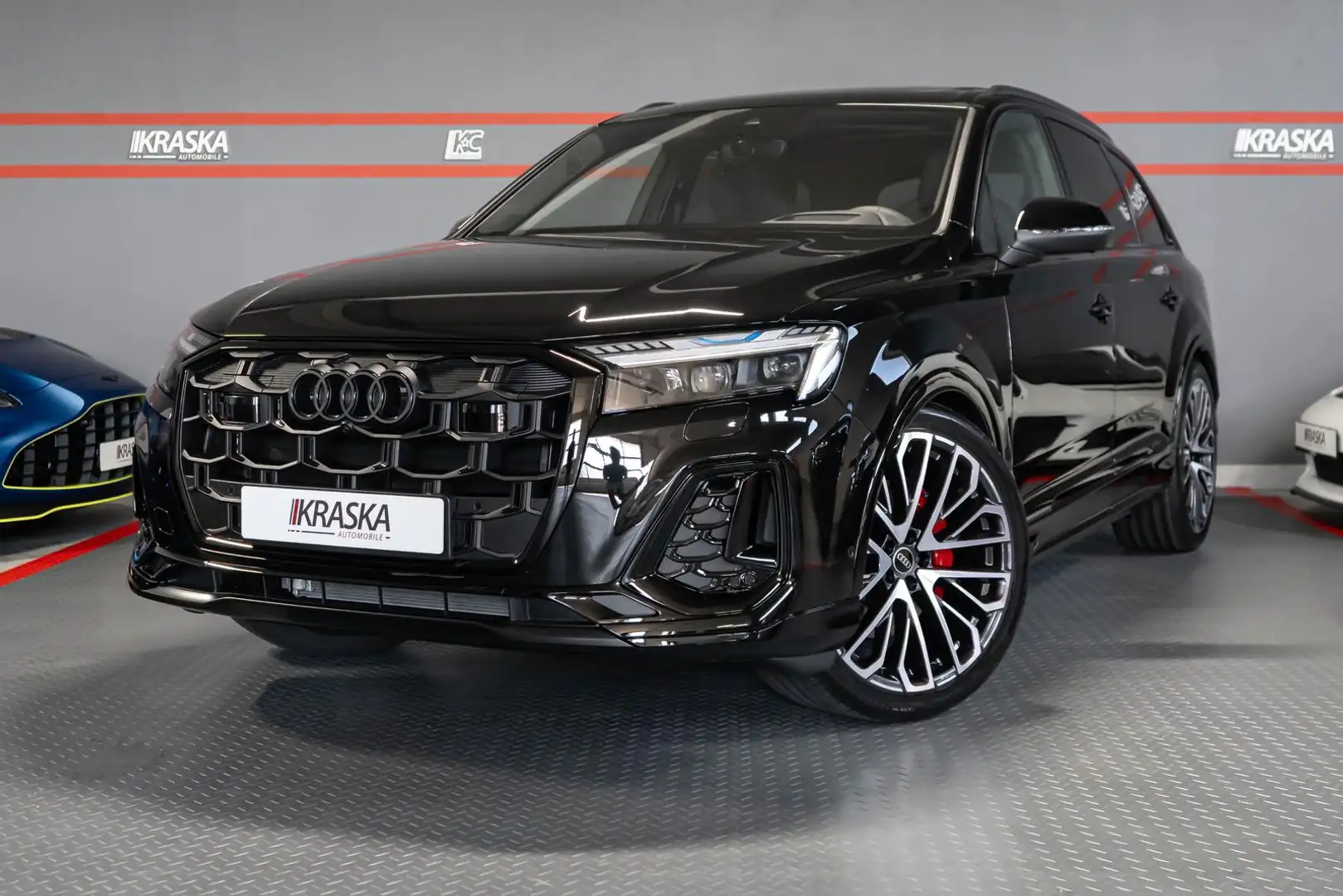 Audi Q7 50 TDI quattro S-line AHK STHZ PANO ABT Power Negro - 1
