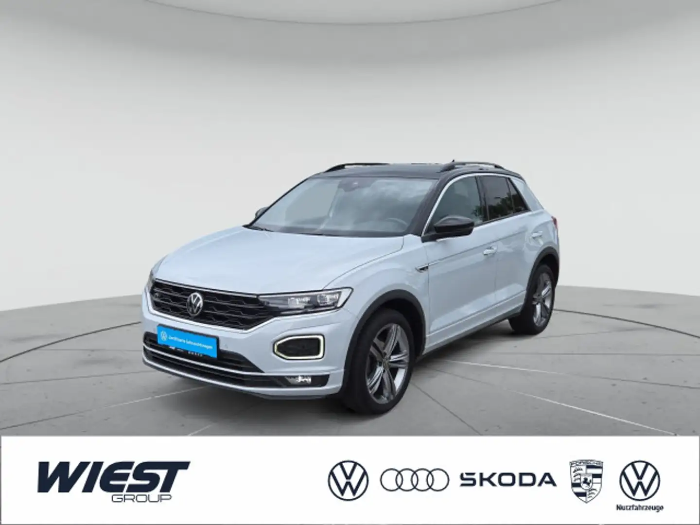Volkswagen T-Roc Sport 1.5 TSI DSG, LED/ACC/2xPDC/LANE ASSI Weiß - 1