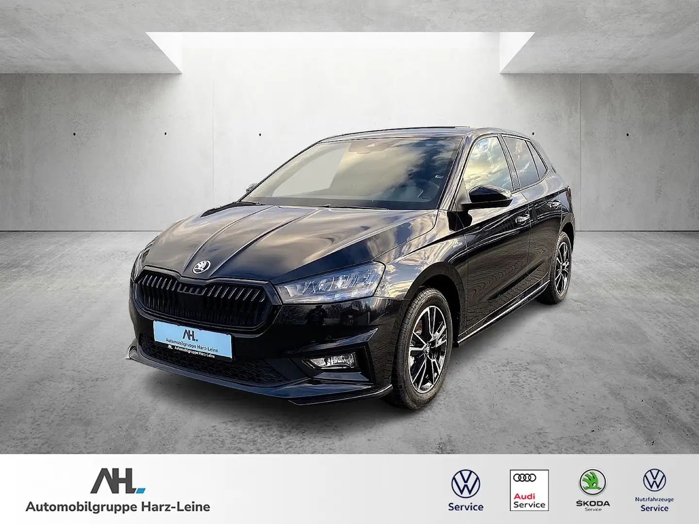 Skoda Fabia 1.0 TSI "Monte Carlo" DSG/LED/RFK/PDC/GRA Schwarz - 1