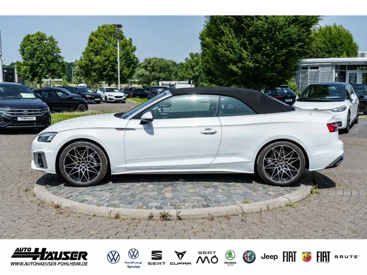 Audi A5 Cabriolet S line 45 TFSI quattro tronic NAVI KAMER Weiß - 2