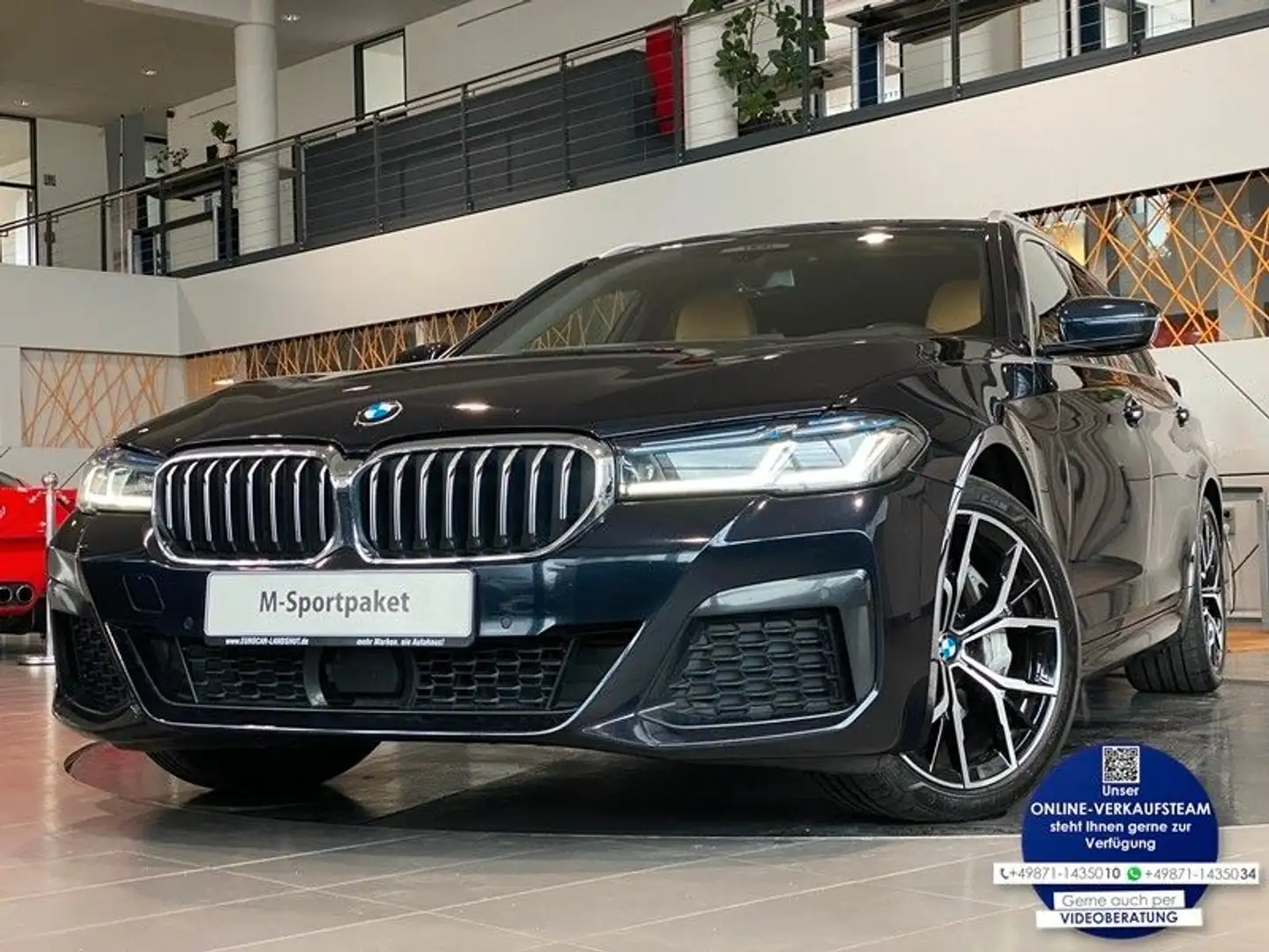 BMW 530 d xDr M-Sport Laser Sbel Memory Sthz HUD ACC Schwarz - 1