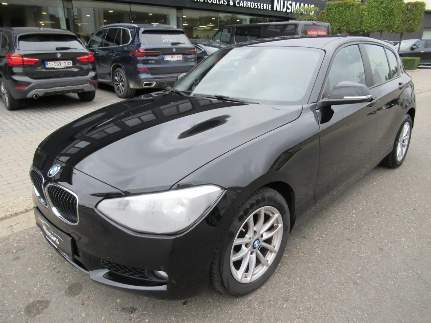 BMW 114 i 5-deurs /Navi/Airco/PDC V+A / EXPORT/HANDELAAR Noir - 1