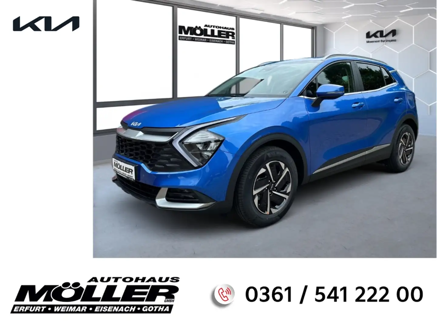 Kia Sportage Vision 1.6T DCT7 Komfort Kamera Navi LED Blau - 1