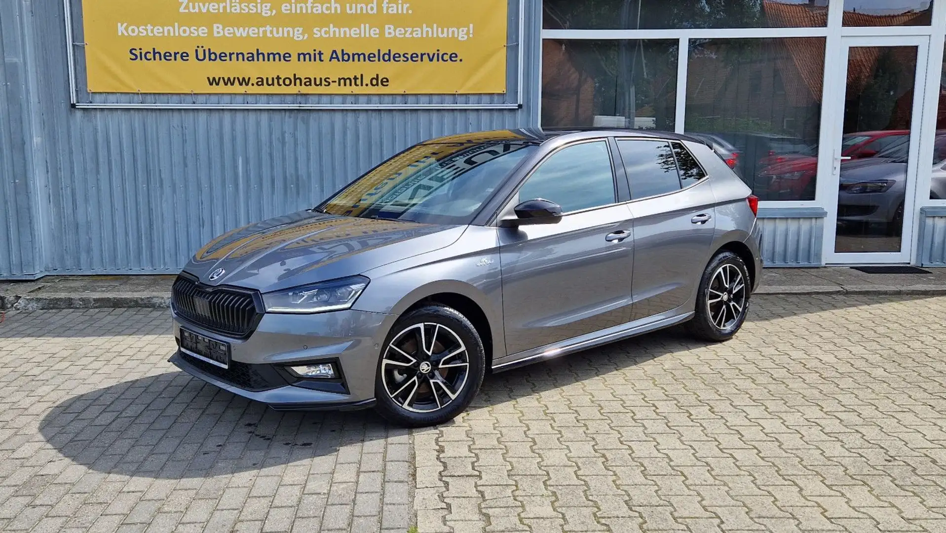 Skoda Fabia 1.0l TSI 85kW DSG Monte Carlo 3x Heizung Grau - 1