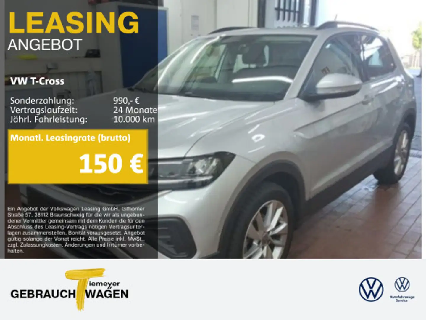 Volkswagen T-Cross 1.0 TSI LIFE LM17 NAVI LED SITZHZG Plateado - 1
