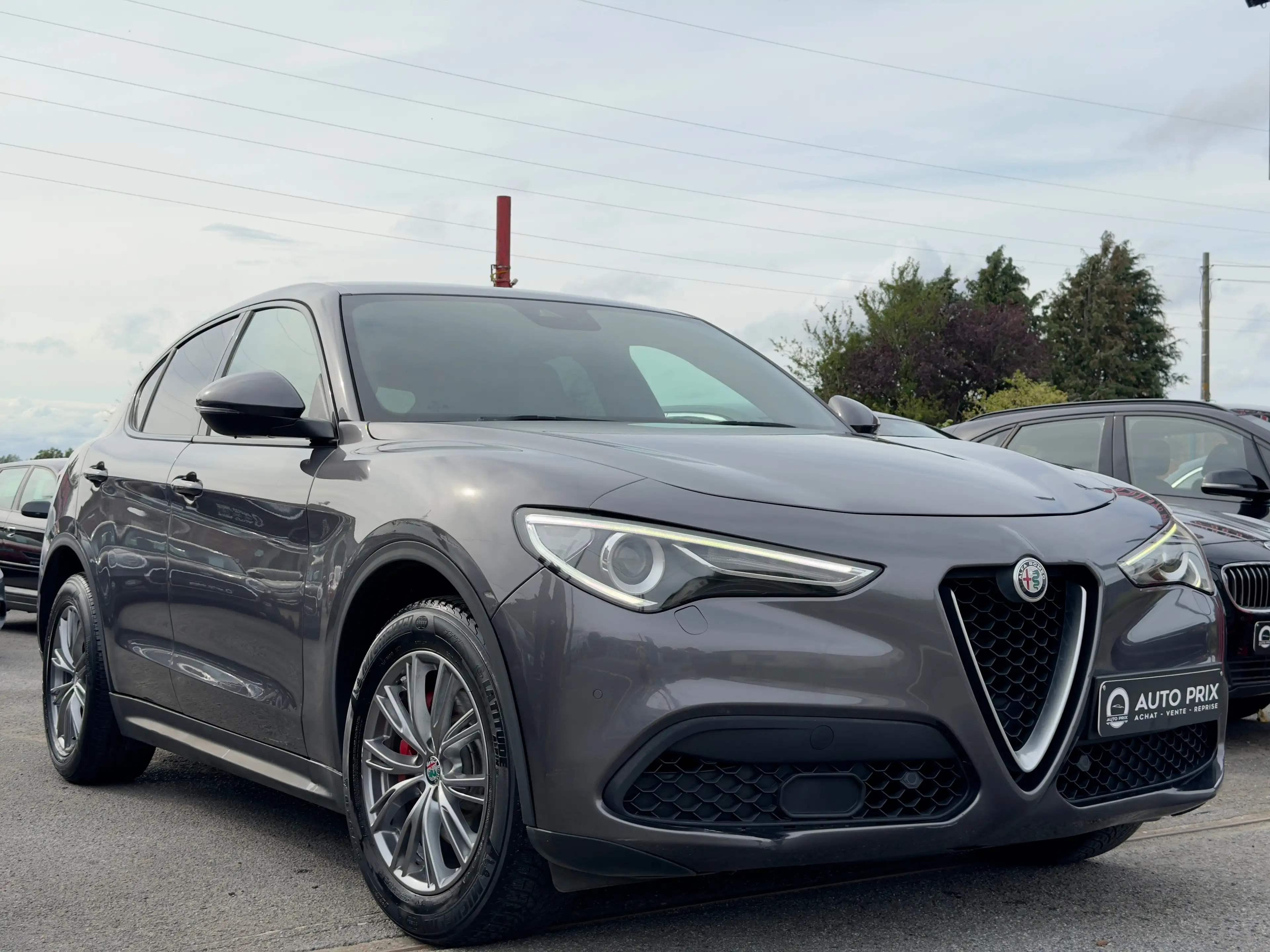 Alfa Romeo Stelvio 2.2 JTD Super 2WD Navi Xénon Cuir Keyless CarPlay Marchand/Export — photo 2