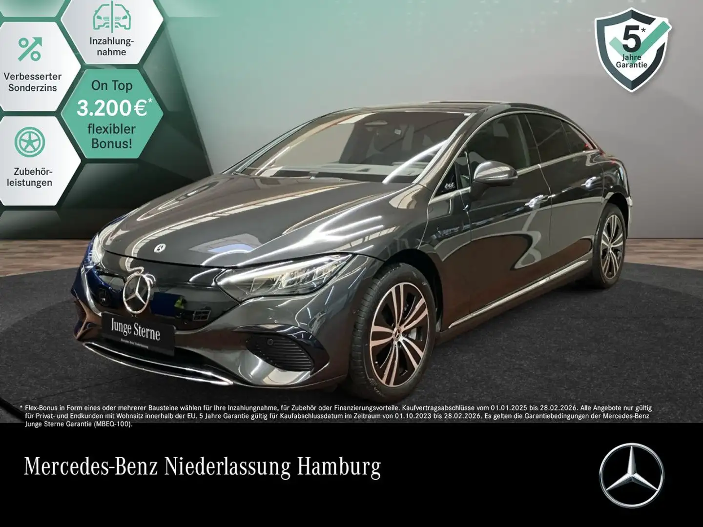 Mercedes-Benz EQE 300 Burmester 3D Distr. Multisitz HUD TV LED Grau - 1