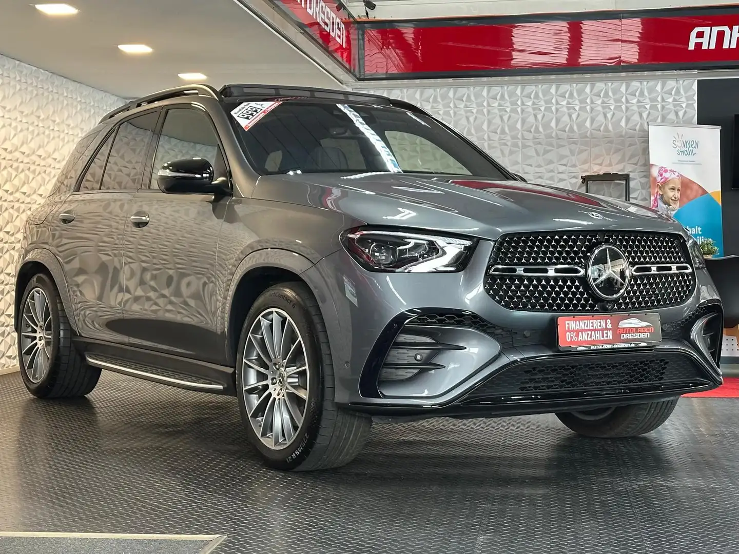 Mercedes-Benz GLE 450 d 4MATIC AMG NIGHT* MULTIBEAM#AHK#SH#LUFT Grijs - 2