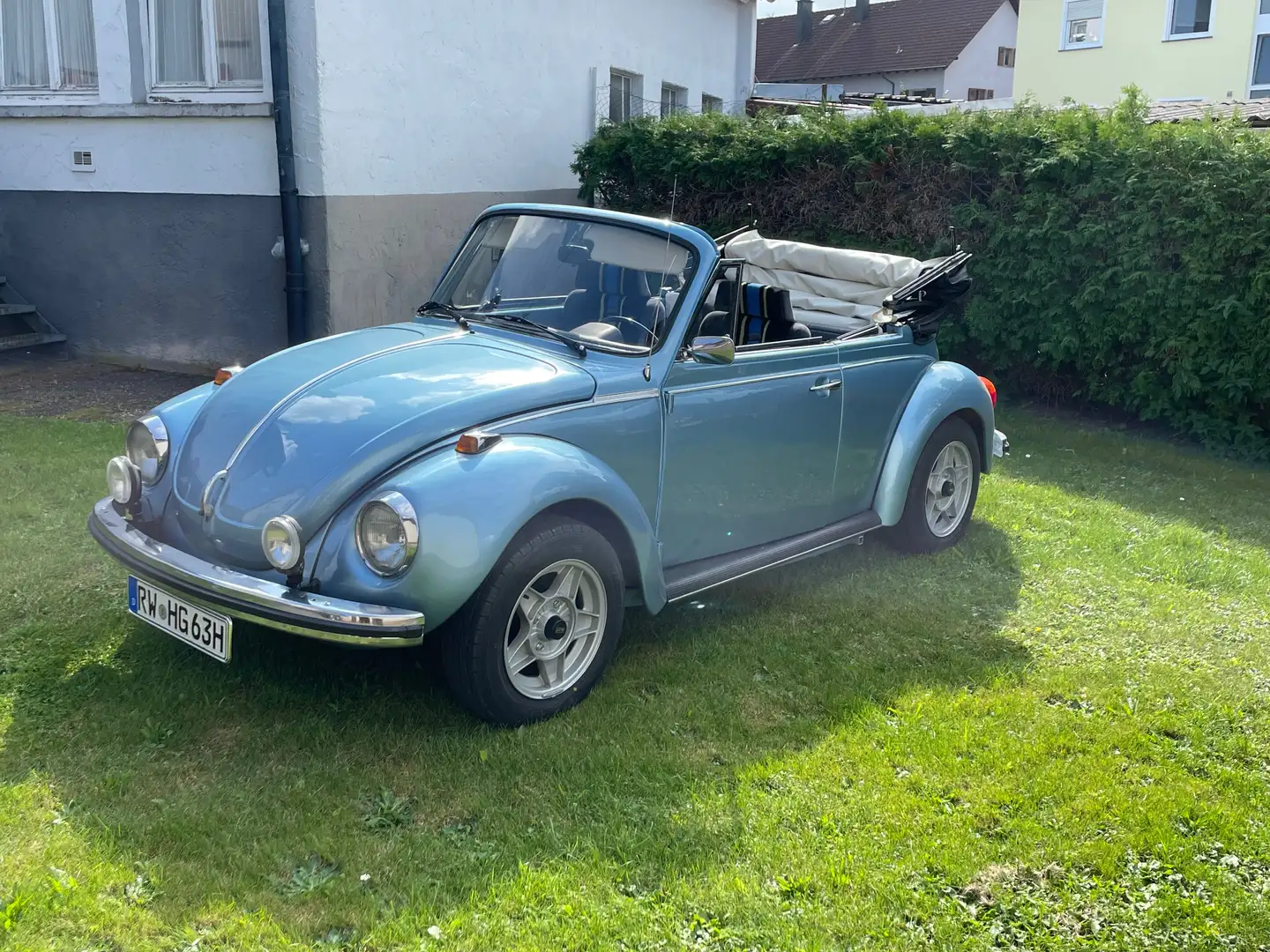 Volkswagen Käfer 1303 LS cabrio Blau - 1