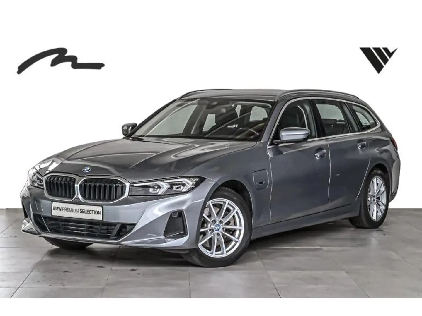 BMW 320 e Touring - 2ans/jaar garantie NEW PRICE € 57.40 Grijs - 1