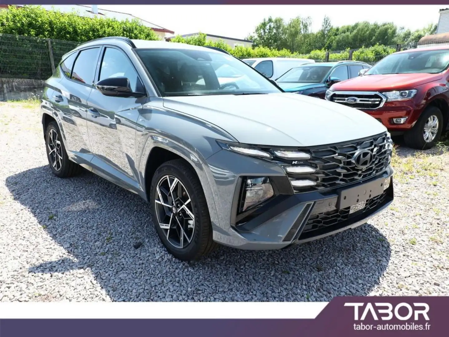 Hyundai TUCSON 1.6 HEV 215 N Line Matrix cam Gris - 2