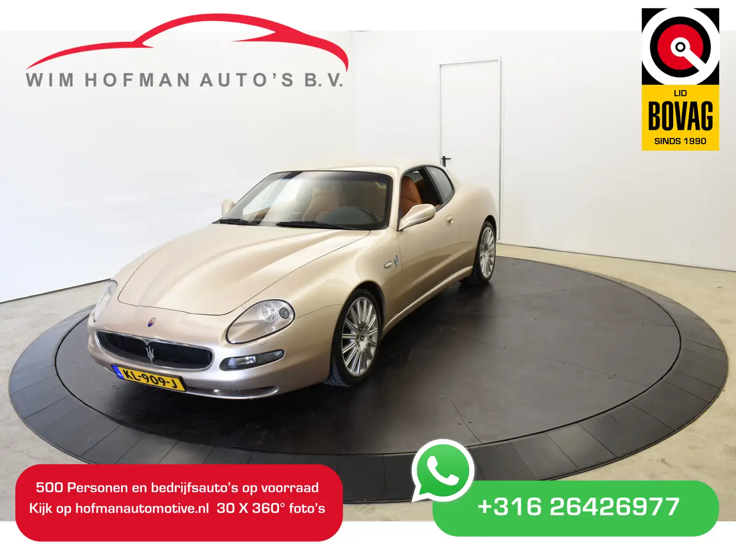 Maserati Coupe 4.2 V8 390PK GT Cambiocorsa Yountimer Bruin - 1