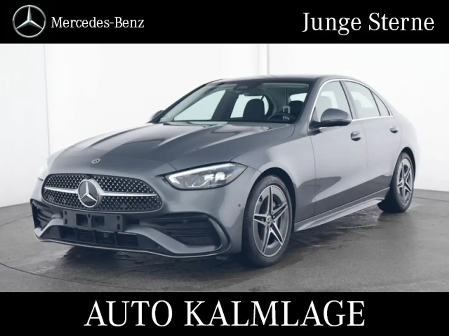 Mercedes-Benz C 180 C 180 AMG AHK+PANORAMA+MEMORY+TOTWINKELASSISTENT Gris - 1