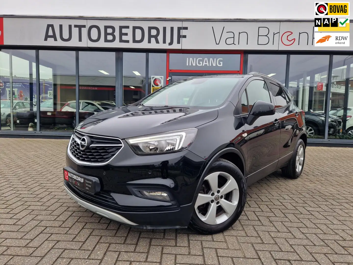 Opel Mokka X 1.4 Turbo Online Edition | Parkeersensoren V+A | S Zwart - 1