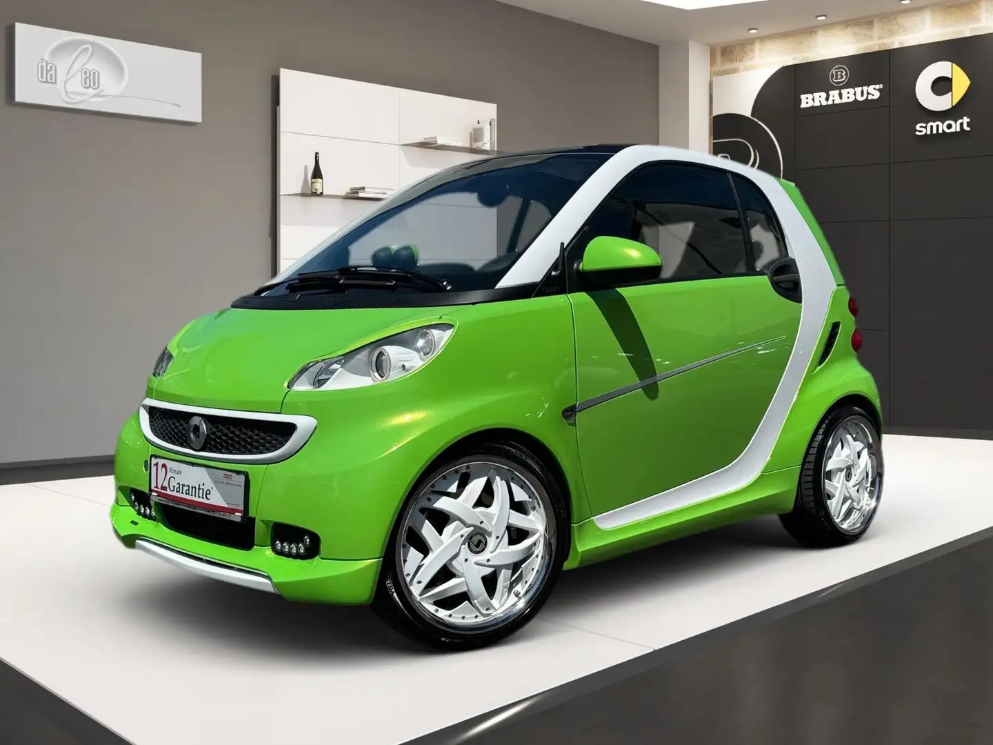 smart forTwo Carlsson BRABUS 72kW Navi Sitzheizung Vert - 1