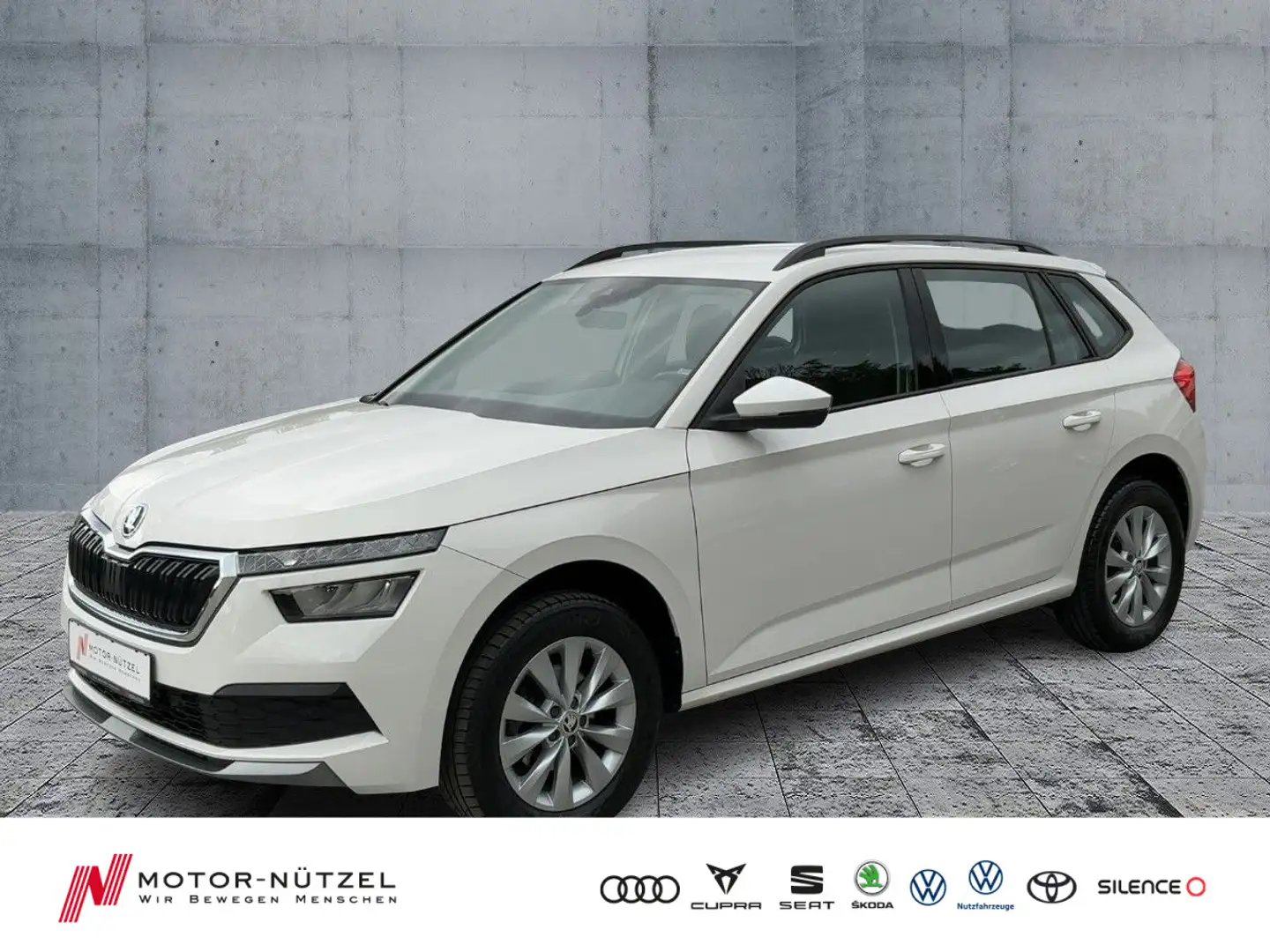 Skoda Kamiq 1.0 TSI DSG AMBITION LED+SHZ+GRA+DAB+16" Weiß - 1