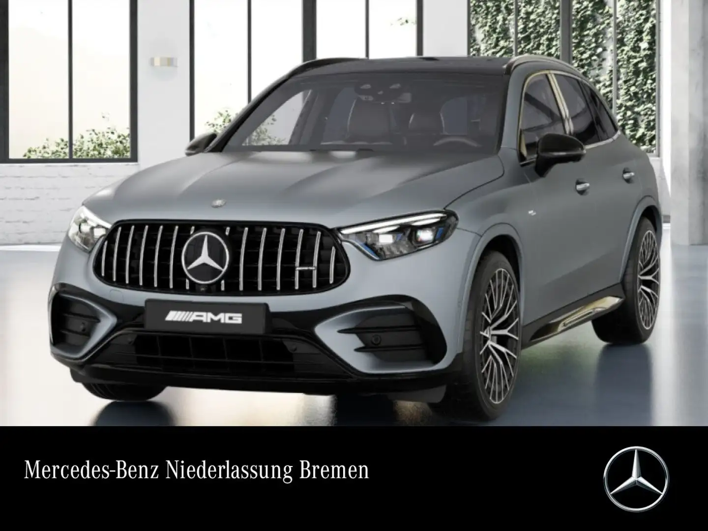 Mercedes-Benz GLC 43 AMG GLC 43 4M NIGHT+PANO+360+AHK+STHZG+BURMESTER+9G Silber - 1